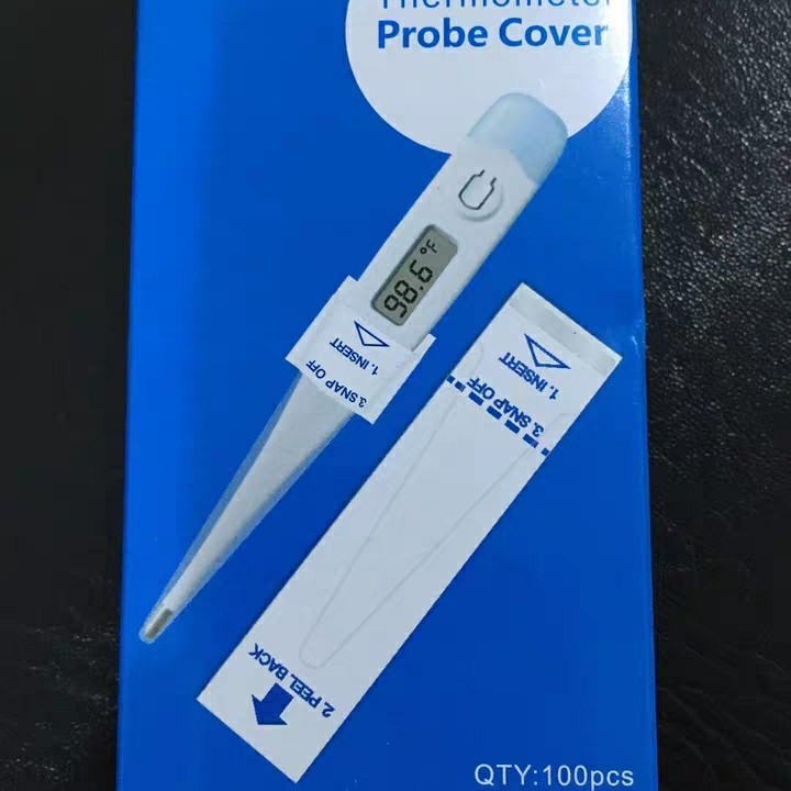 Electronic thermometer film protective cover special disposable mouth watch cover pet Mercury anal watch cover hospital supplies