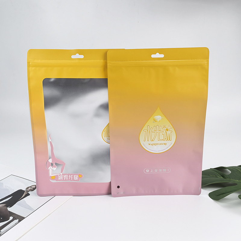 Water-Glossy Stocking Packaging Bags, Bare-Leg Pants, Nude Stockings, Plastic Self-Sealing Bags, Leggings Packaging Bags, in Stock and Hot-Selling