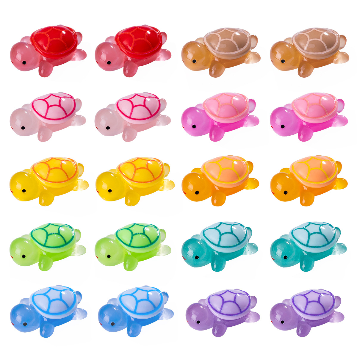 Micro Landscape Cute Luminous Little Turtle Cute DIY Decoration Blind Bag Accessories Car Desktop Mini Ornaments