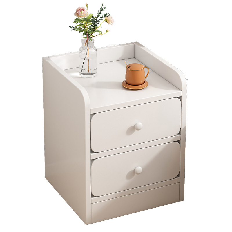 Ultra-Narrow Bedside Table, Simple and Modern Storage, Small Size Cabinet, Mini Bedroom Simple Sandwich Bedside Cabinet