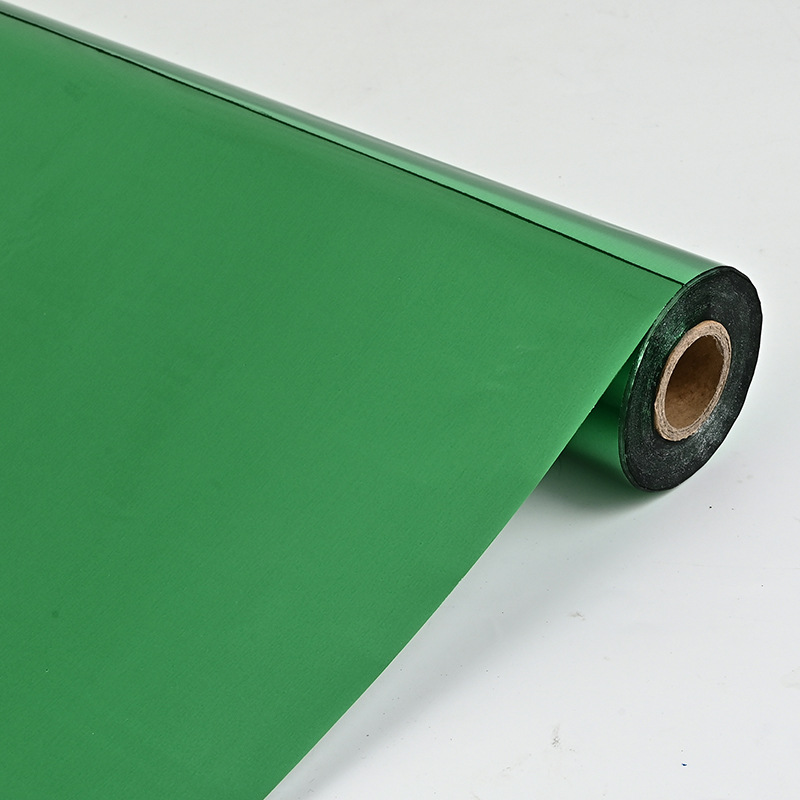 Factory Wholesale Heat Transfer Hot Stamping Paper in Stock Color Series Colorful Hot Stamping Film Friction-Resistant Plastic Electrochemical Aluminum