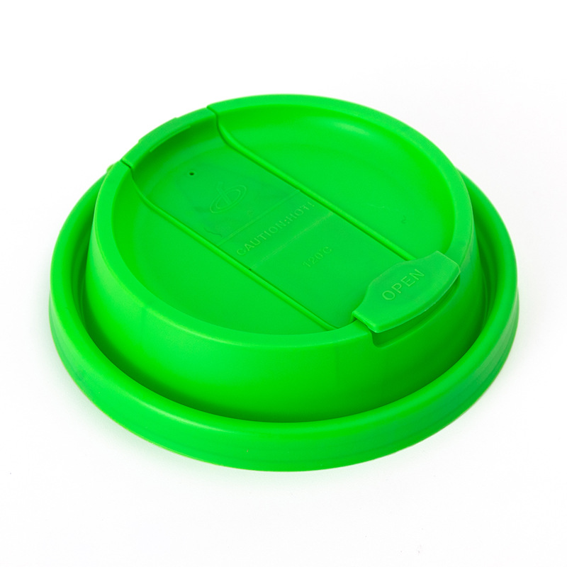 Tea Coffee Integrated Lid 90 Caliber Coffee Conjoined Lid Disposable Milk Tea Takeaway Lid Thickeneded PP Cup Lid Colorful Cup Lid