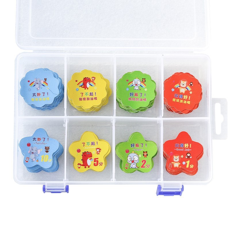 Student Points Card Customized Pvc Plastic Reward Card Primary School Student Praise Card Kindergarten Training Class Learning Currency