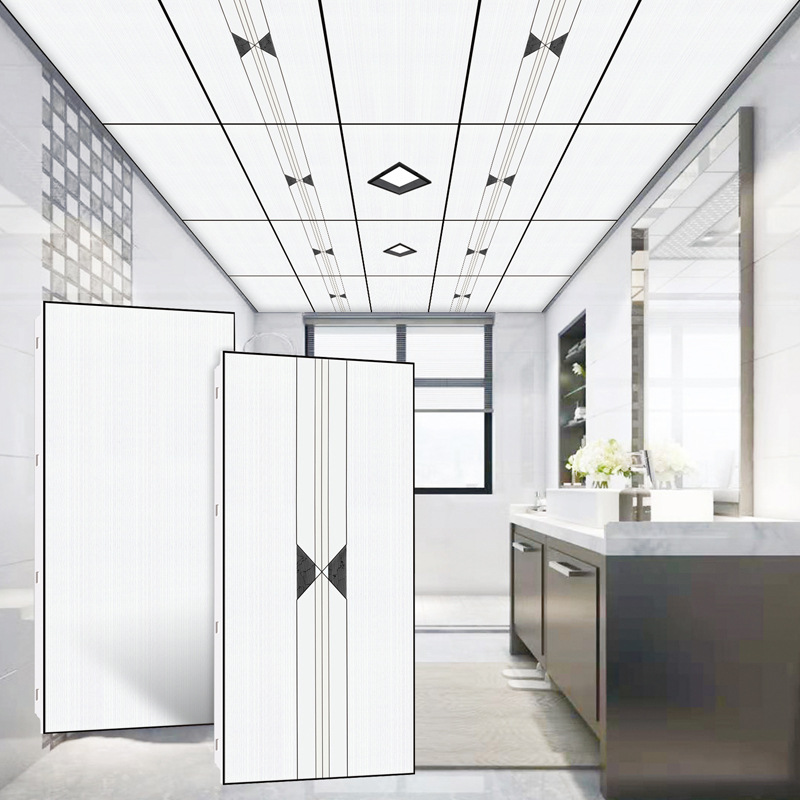 Aluminum gusset plate integrated ceiling wholesale 300600 large plate kitchen bathroom balcony ceiling keel full set of accessories