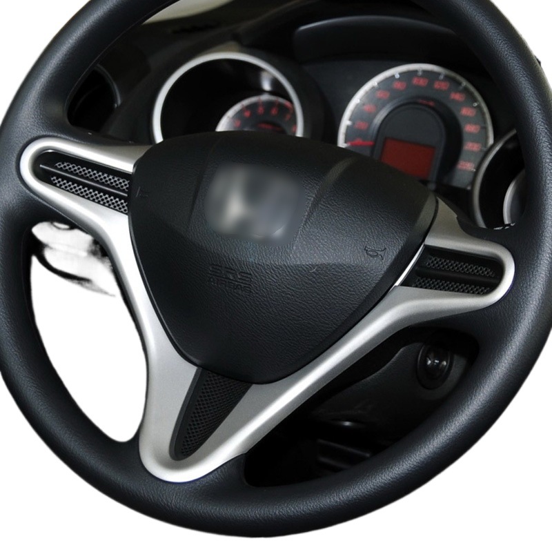 Suitable for Honda 08-14 second-generation Fit Fengfan steering wheel trim strip carbon fiber steering wheel trim strip