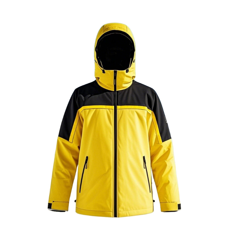 Customized Warm Ski Jacket Export Men's Waterproof Color Matching Ski Suit Jacket Jacket