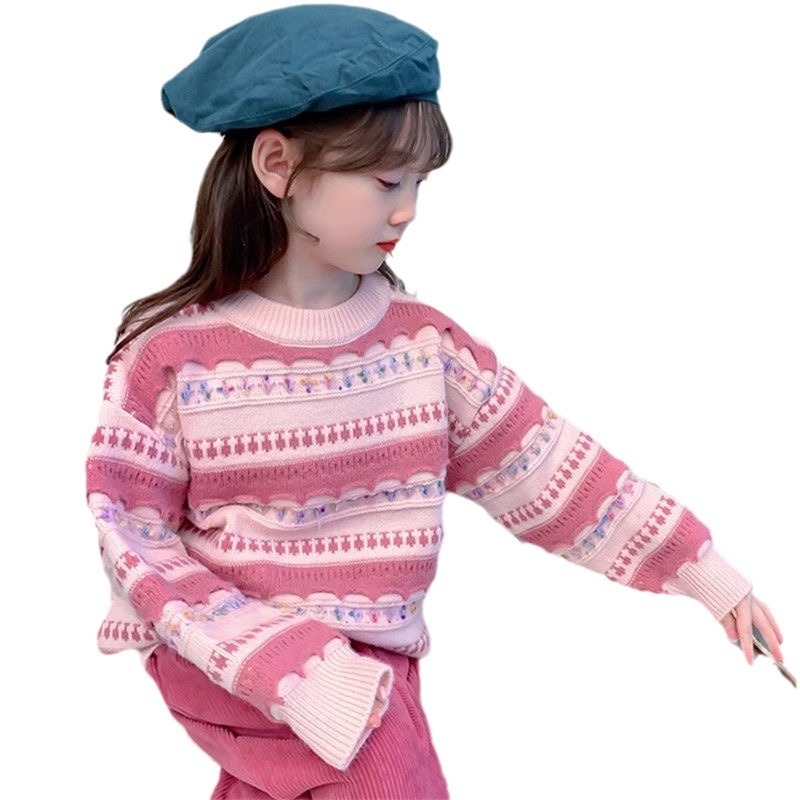 Children's Clothing for Boys and Girls, Pullover Knitwears, Private Customization, Processing with Pictures and Samples, Cross-Border Aliexpress Export