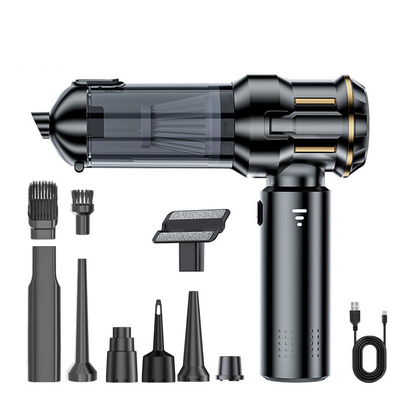 Cross-border car vacuum cleaner brushless motor high-power electric dust blower vacuum inflator four-in-one handheld