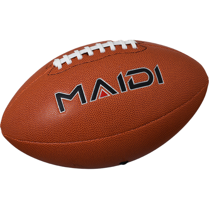 Factory Customized American Football No.3 No.6 No.9 Machine Sewer PU Microfiber Competition Training Children PVC American Football