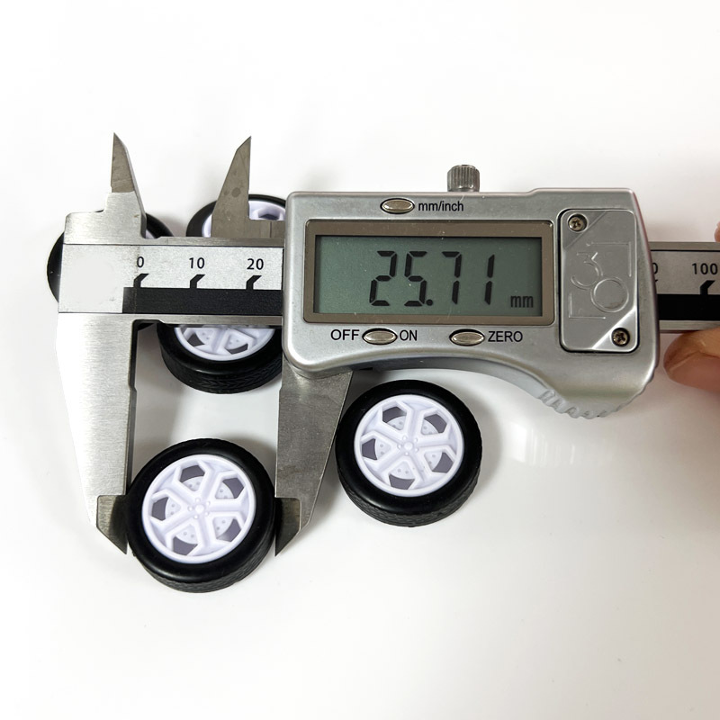Toy wheel 26mm wheel plastic coated injection wheel PP new material children DlY making car tire accessories