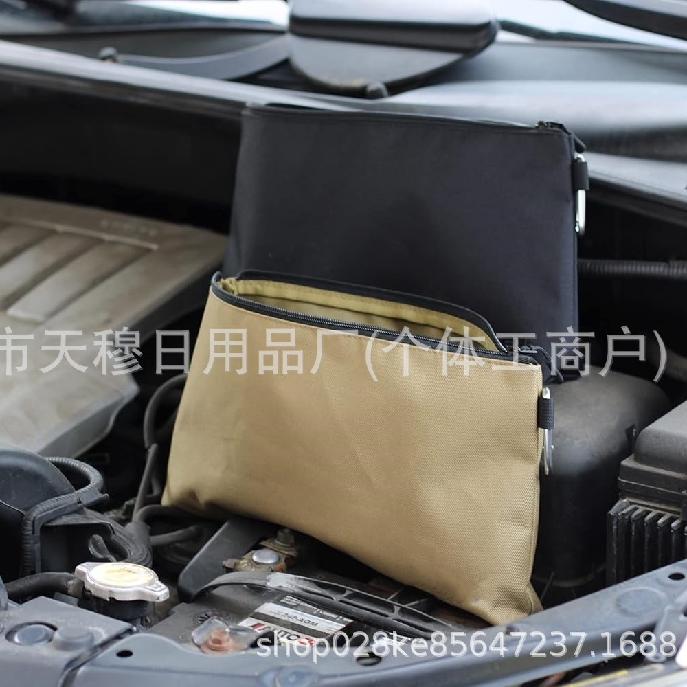 Cross-border upgrade tool kit practical multi-purpose storage organizing tool bag tool bag with metal hook zipper