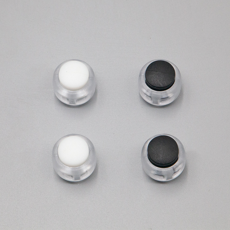 Transparent plastic spring buckle double hole shoes shoelace buckle sunscreen clothing elastic buckle casual pants leg buckle 16MM