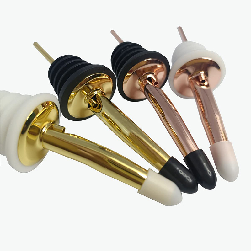 Stainless Steel Wine Pourer Bar Wine Dispenser Red Wine Bottle Stopper Cocktail Pourer Stainless Steel Wine Spout