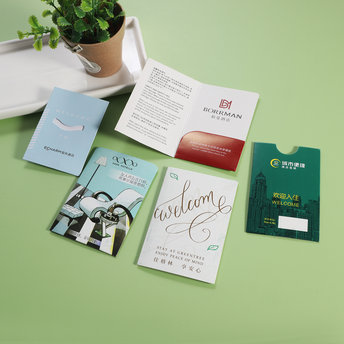Custom Room Card Cover Hotel Hotel Room Card Cover Custom Homestay Color Room Card Cover Printing Business Club Card Cover