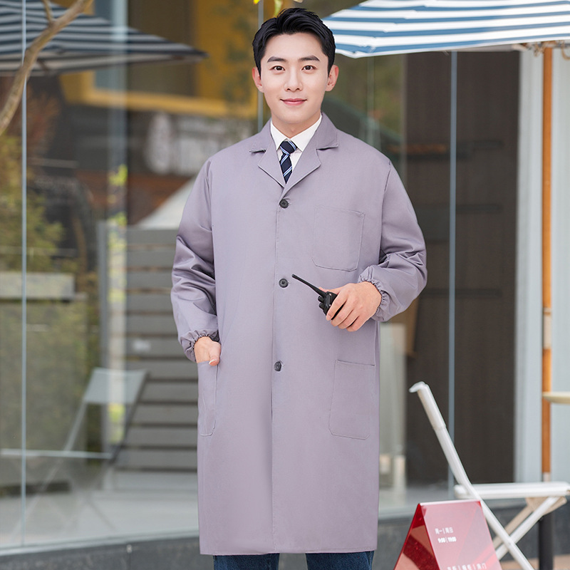 Thickened Blue Lgown Overalls Long-sleeved Overalls Camouflage Dust-proof Clothing Overalls Handling Labor Protection Clothing Dust-proof Workshop Clothing