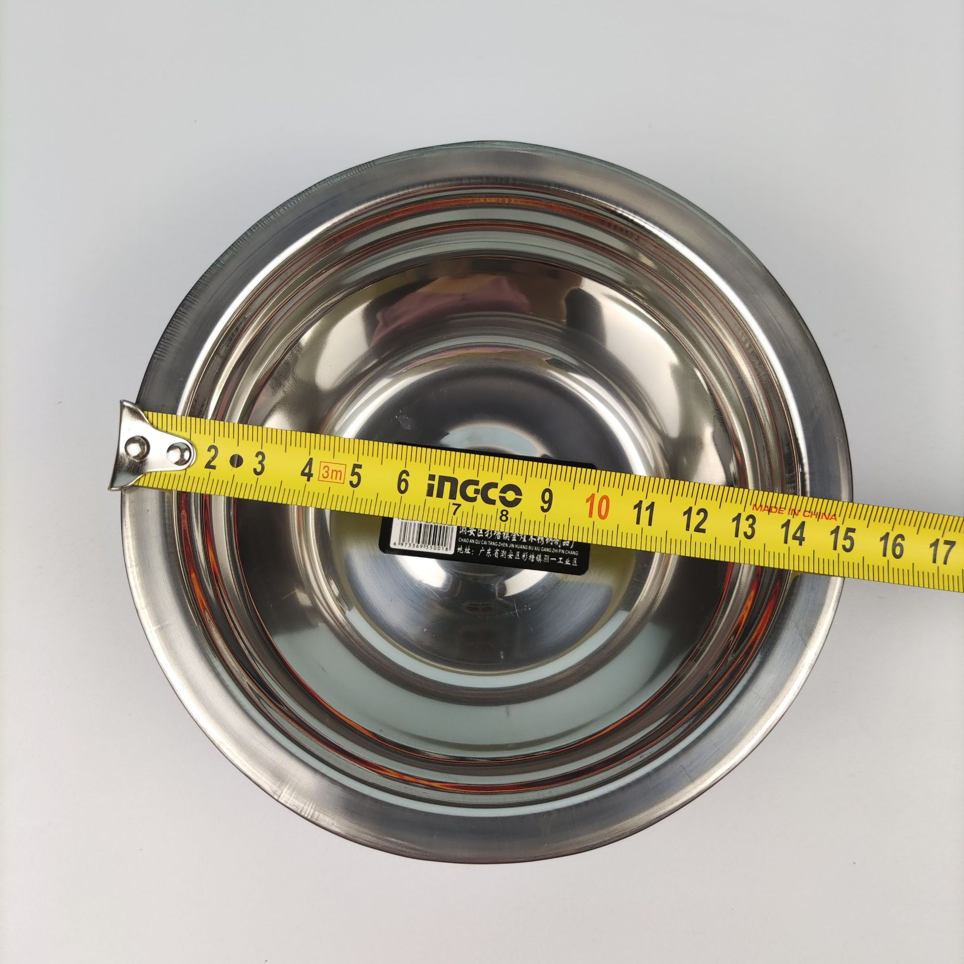 Stainless steel non-magnetic soup bowl canteen stainless steel bowl thickened stainless steel soup bowl stainless steel small basin soup bowl