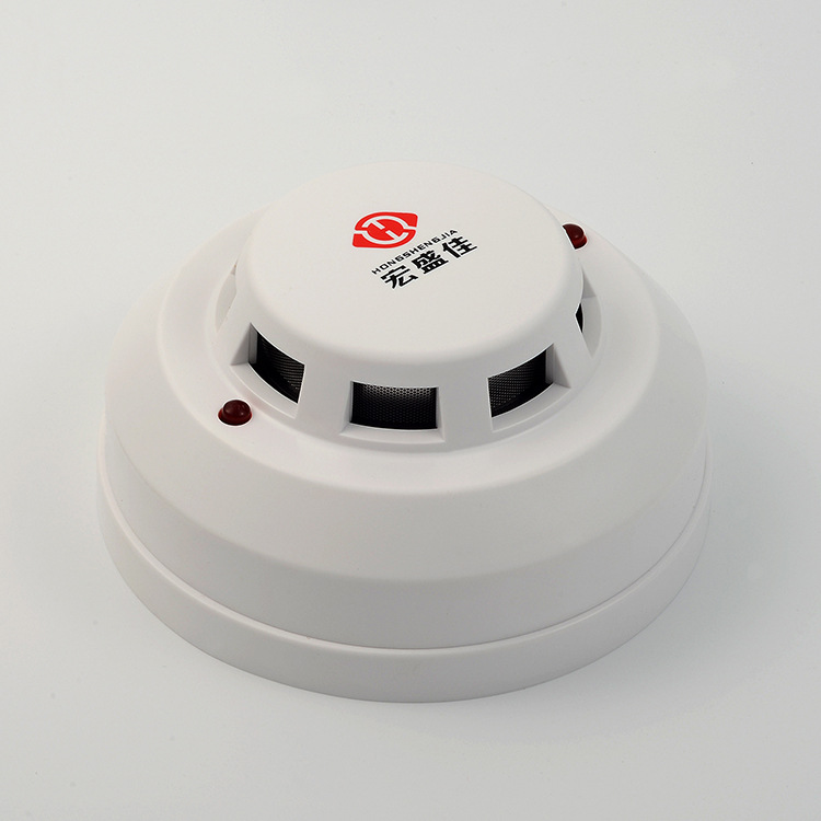 RS485 communication smoke temperature and humidity sensor intelligent smoke temperature composite integrated transmitter alarm