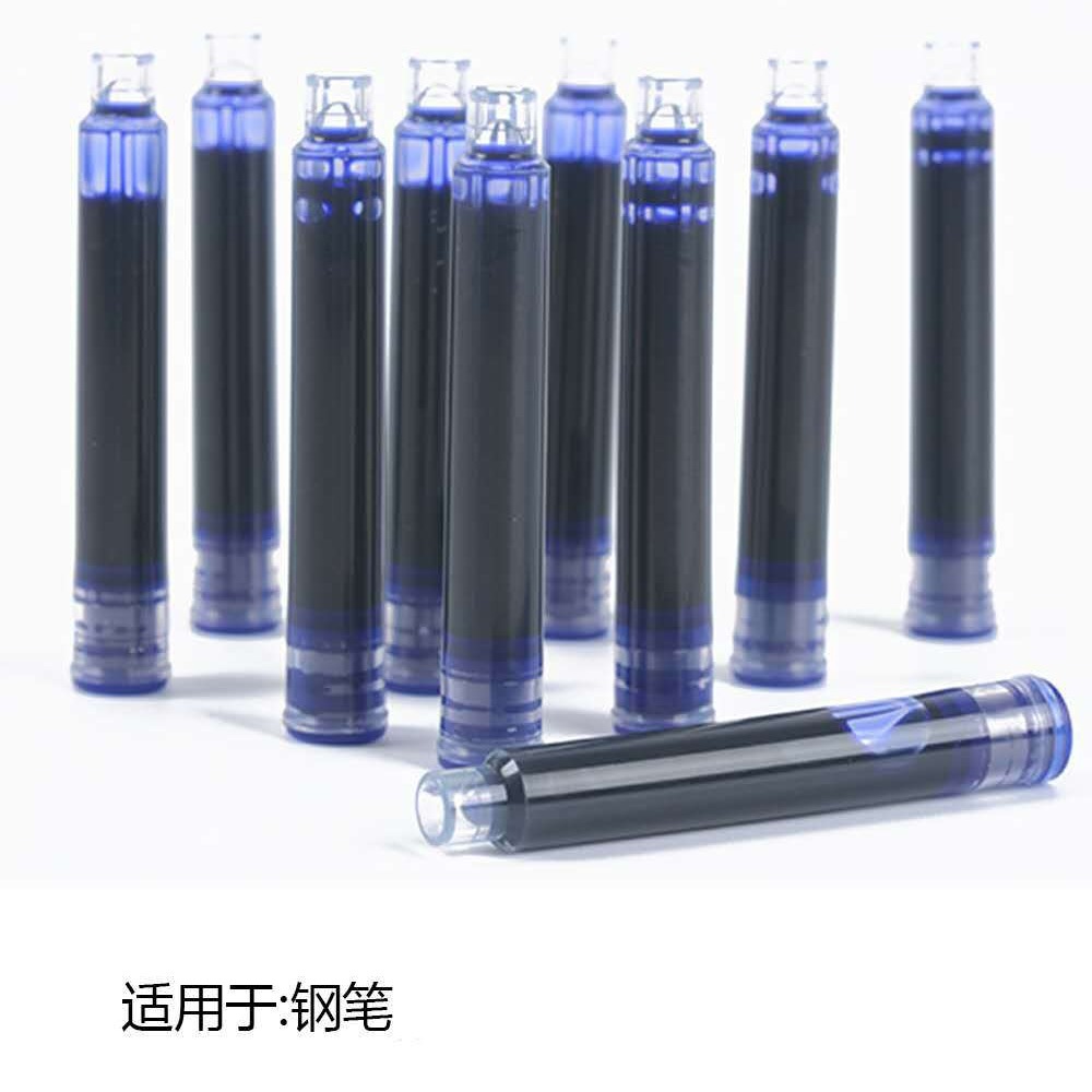 Ink Sac Wholesale Universal 3.4mm Student Pen Brush Replaceable Black Pure Blue Red Ink Pen Accessories