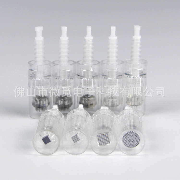Factory Direct Supply for Foreign Trade Export Electric Microneedle Needles with White Bayonet Screw and Blue Bayonet Screw Needles