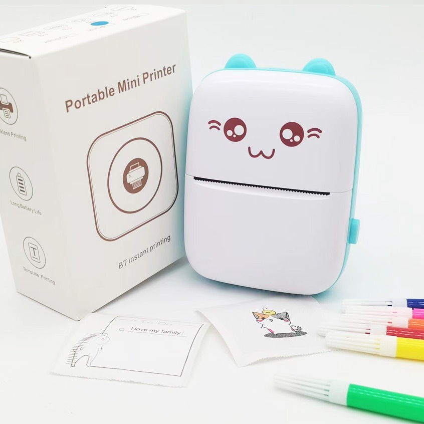 Cross-border new mini portable search photo printer student wrong question printer gift factory wholesale