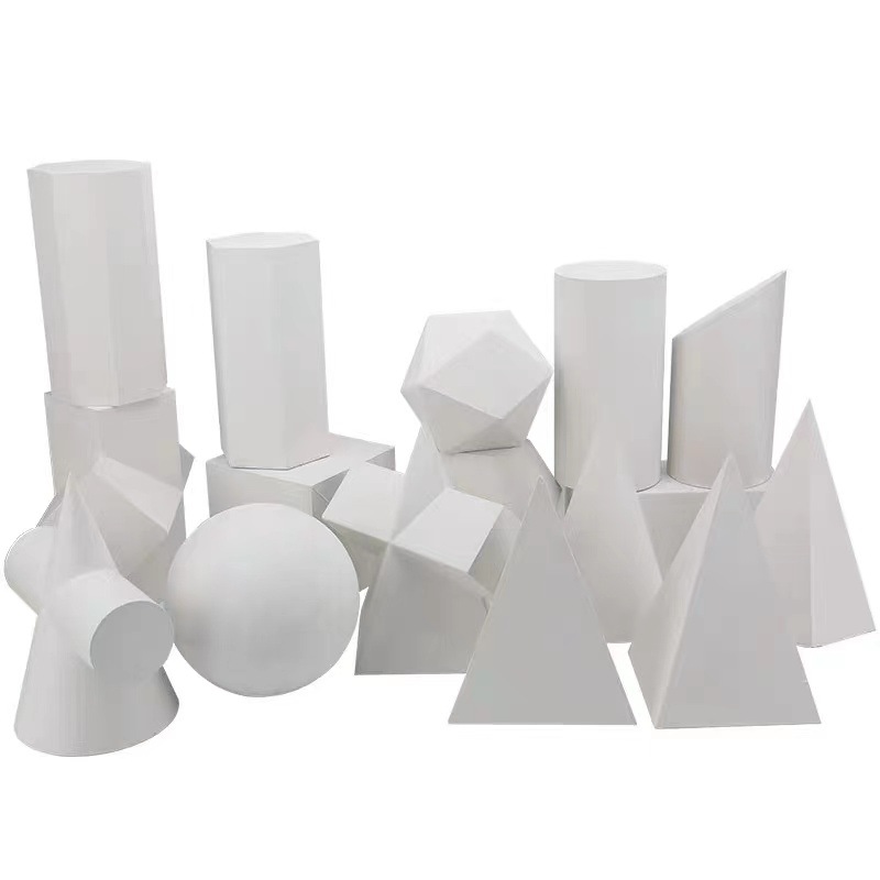 Plaster geometry large 16 art teaching aids sketch still life art examination studio model David plaster portrait