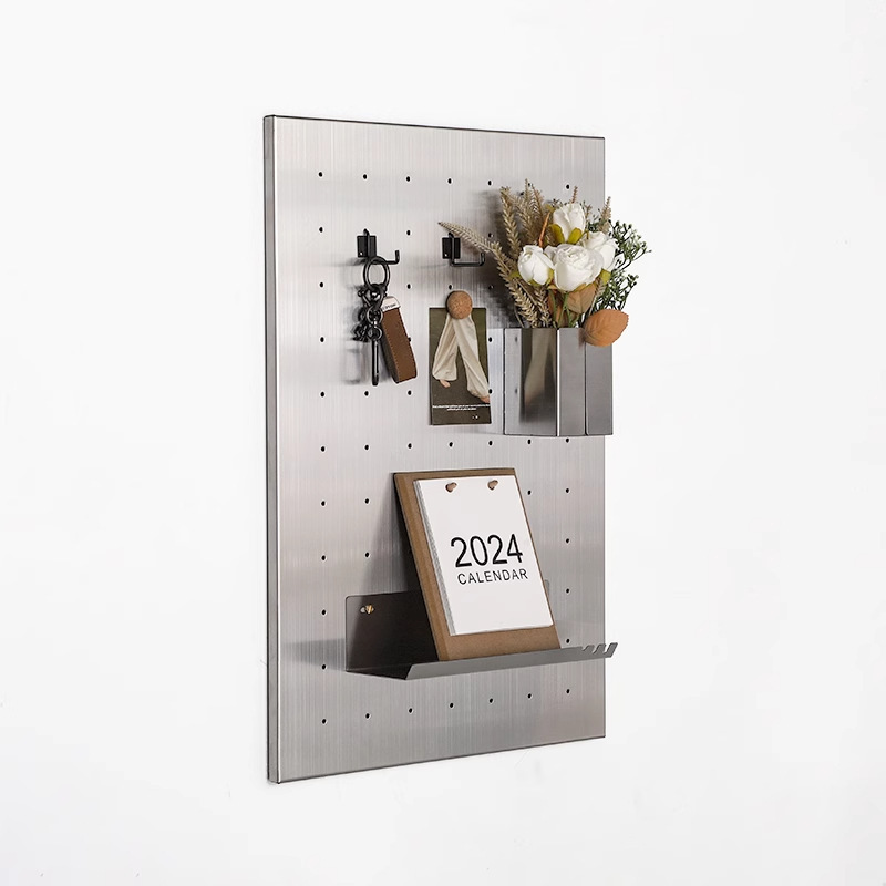 Tool Hanging Board Square Hole Perforated Board Baking Rack Storage Rack Hook Car Beauty Wall Hanging Board Hardware Display Rack