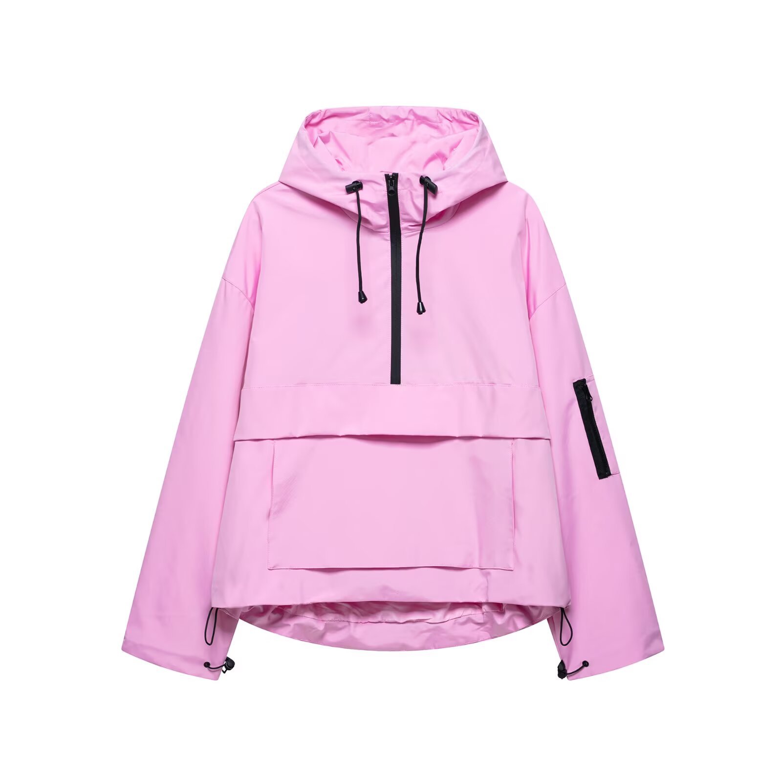 European and American Cross-Border Women's Clothing Wholesale Women's Three-Proof Fabric Hooded Jacket Multi-Color Jacket Jacket
