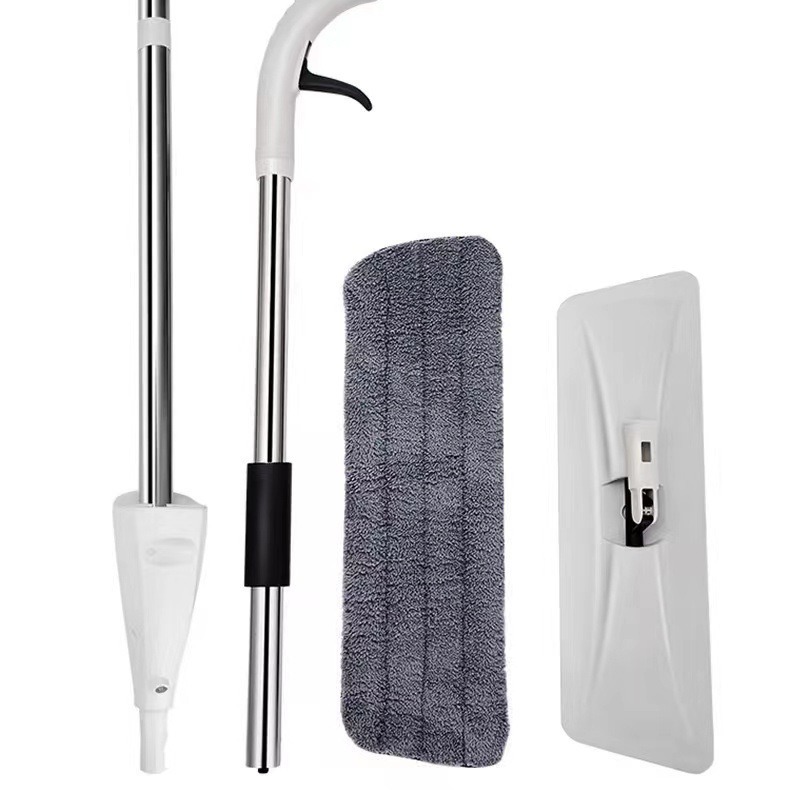 Spray Mop Handheld Dust Remover No-Wash Dual-Use Wet and Dry Rotating Wholesale Household Lazy Flat Rotating Mop