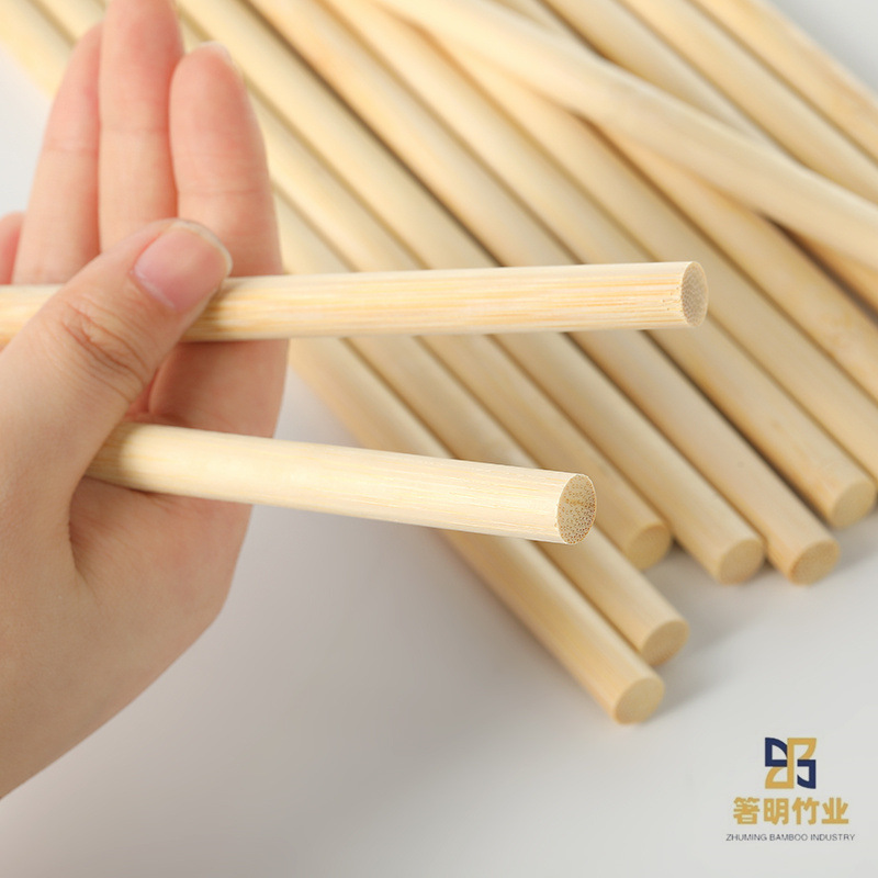 Multi-Specification Bamboo Sticks 3-10 mm Bamboo Sticks Round Sticks Handmade Round Small Wooden Sticks DIY Bouquet Packaging Materials Wholesale