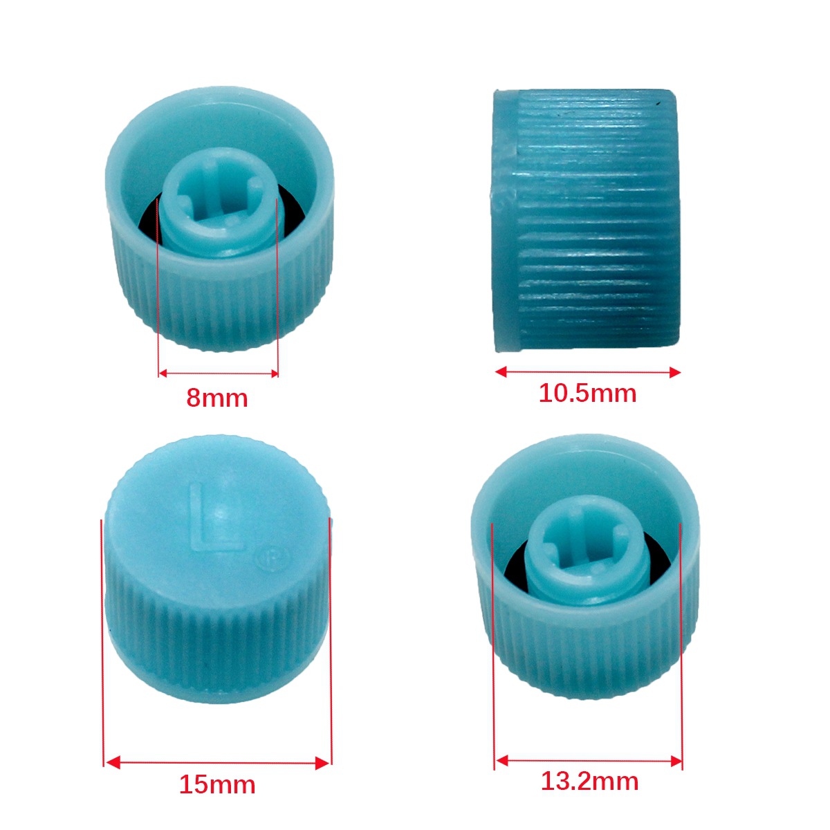 Automobile air conditioning valve core cover valve cap high pressure H low pressure L cover liquid fluorine nozzle Asian models