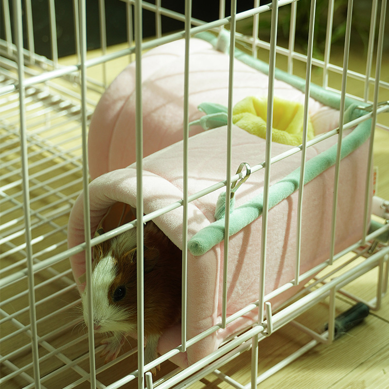 Rabbit Right Angle Cage Inner Tunnel Hammock Ji Zi Pet Nest Hamster Semi-Enclosed Channel Small Zhu Rat Corner Hanging Nest