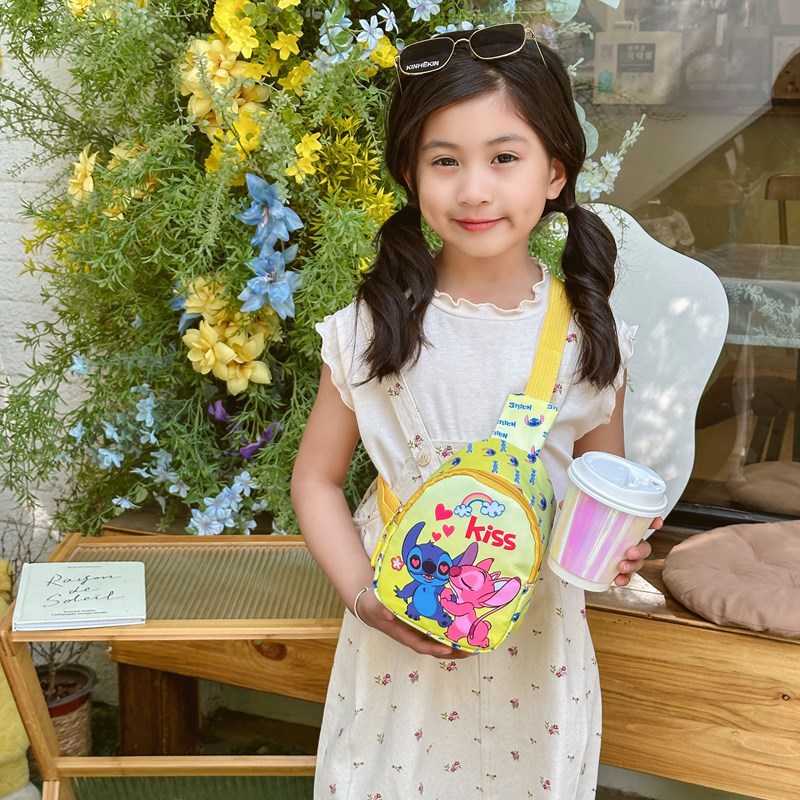 2024 Cartoon Children's Bag Boys and Girls Fashion Casual Crossbody Bag New Fashionable Coin Purse Boy's Chest Bag