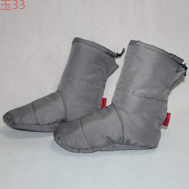 Autumn and Winter Warm Outdoor Camping Foot Cover Warm Foot Anti-cool Thick Cotton Socks Cover Fracture Foot Injury Protective Cover Foot Children's Shoe Cover