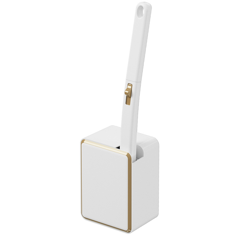 Disposable Toilet Brush Replacement Head Bathroom Punch-Free Disposable Antibacterial Brush Head Cleaning Tablet Replacement Set