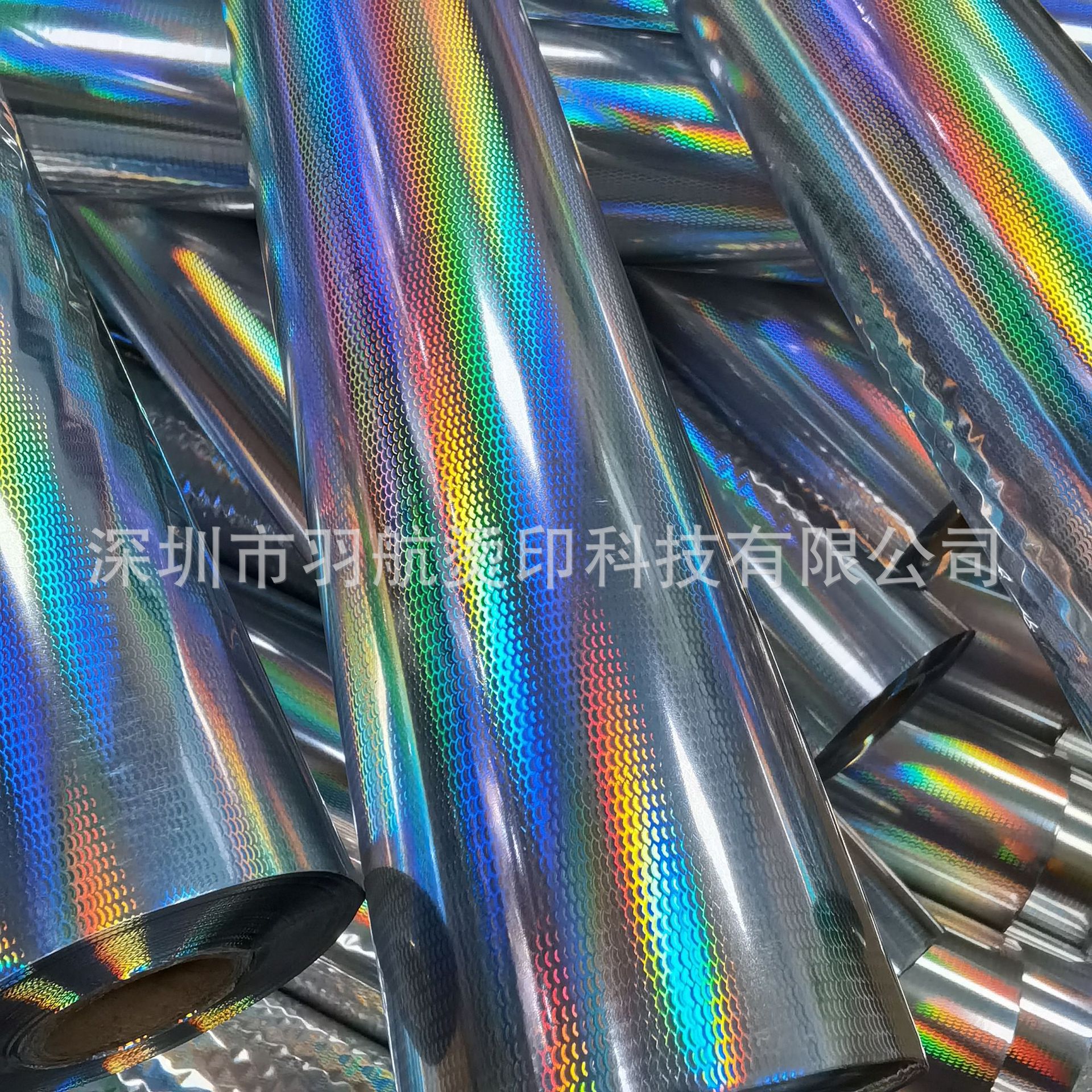 Fish scale grain silver fishing gear hot stamping paper instead of HPT-092FIR tungsten steel bait hot stamping film road alumina