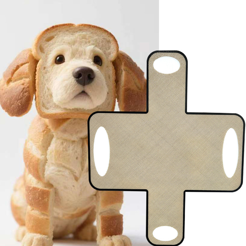 Holland pad new 39*49cm toast bread silicone baking pad punching high temperature resistant silicone baking pad