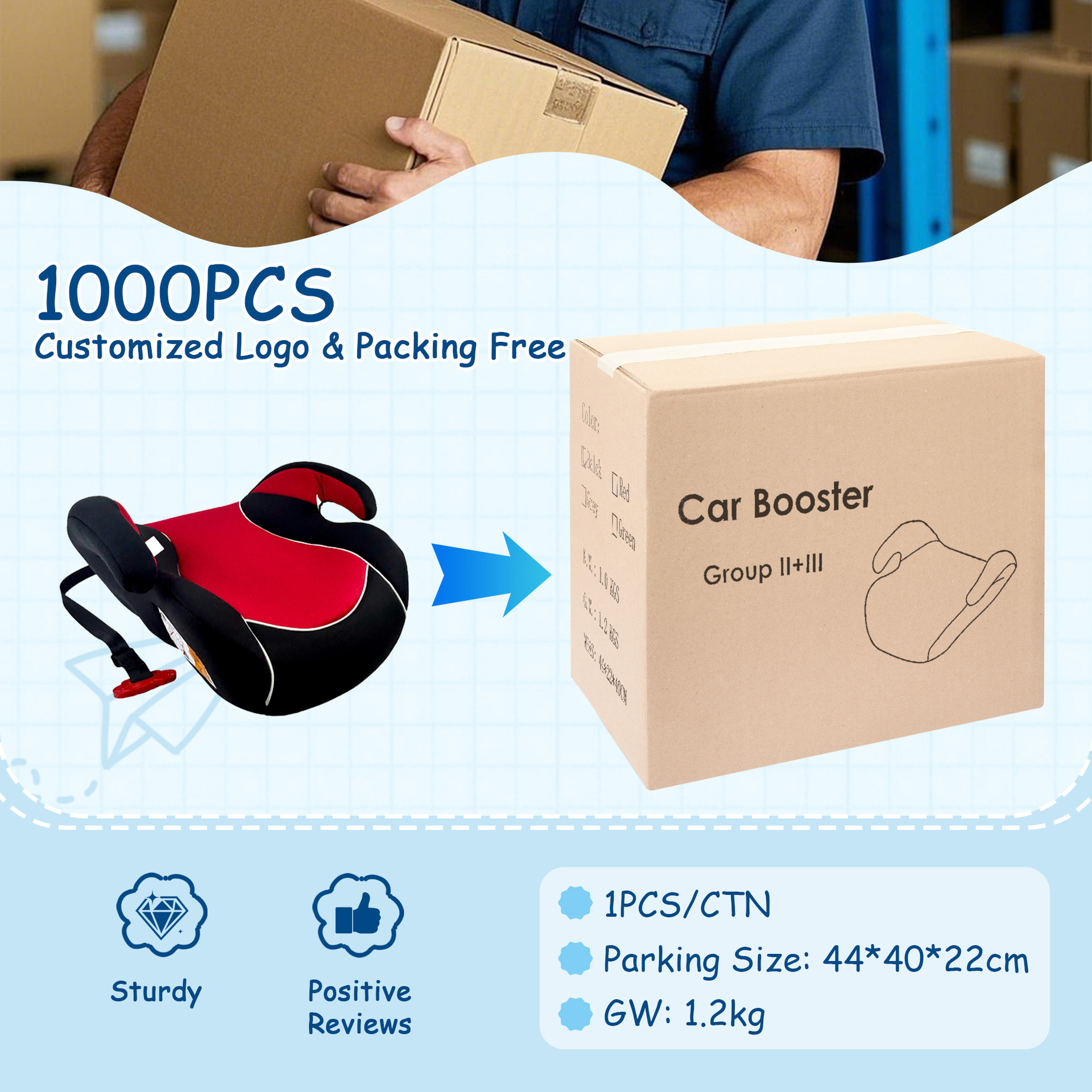 3~12 years old portable increased cushion child car seat dining chair increased cushion ECER44 CCC double certification