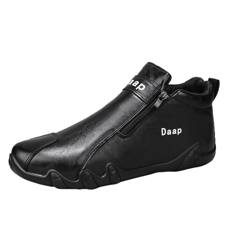 Men's Shoes Spring 2024 New High-top Men's Labor Protection Work Tooling Shoes Fashionable All-match Outdoor Mountaineering Shoes