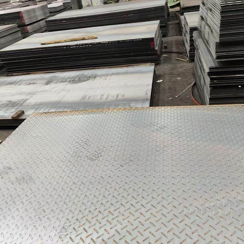 Pattern Plate Wholesale Galvanized Pattern Plate Steel Plate Paving Non-Slip Stair Step Pattern Plate Spot Complete Specifications