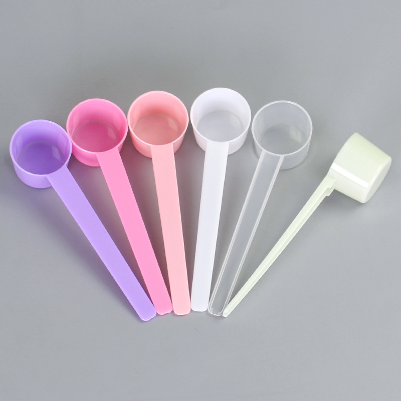 Facial Mask Powder Spoon 5g 10ml Plastic Measuring Spoon 5g Feed Fertilizer Pesticide Laundry Detergent Powder Measuring Spoon