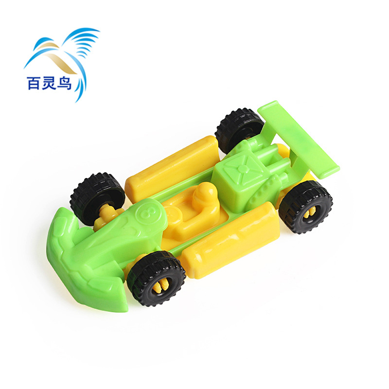 Factory wholesale plastic toys mini sliding equation car cool car kindergarten small prizes little boy toys