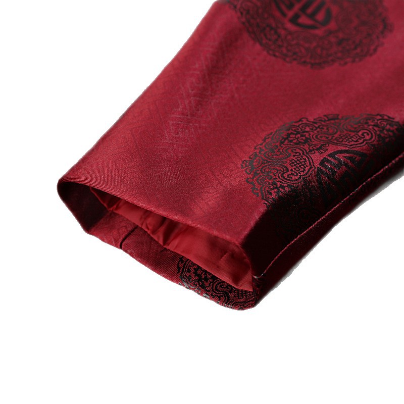 Wholesale middle-aged and elderly Tang clothing lovers autumn and winter clothing top mom and dad birthday clothing performance clothing new direct sales