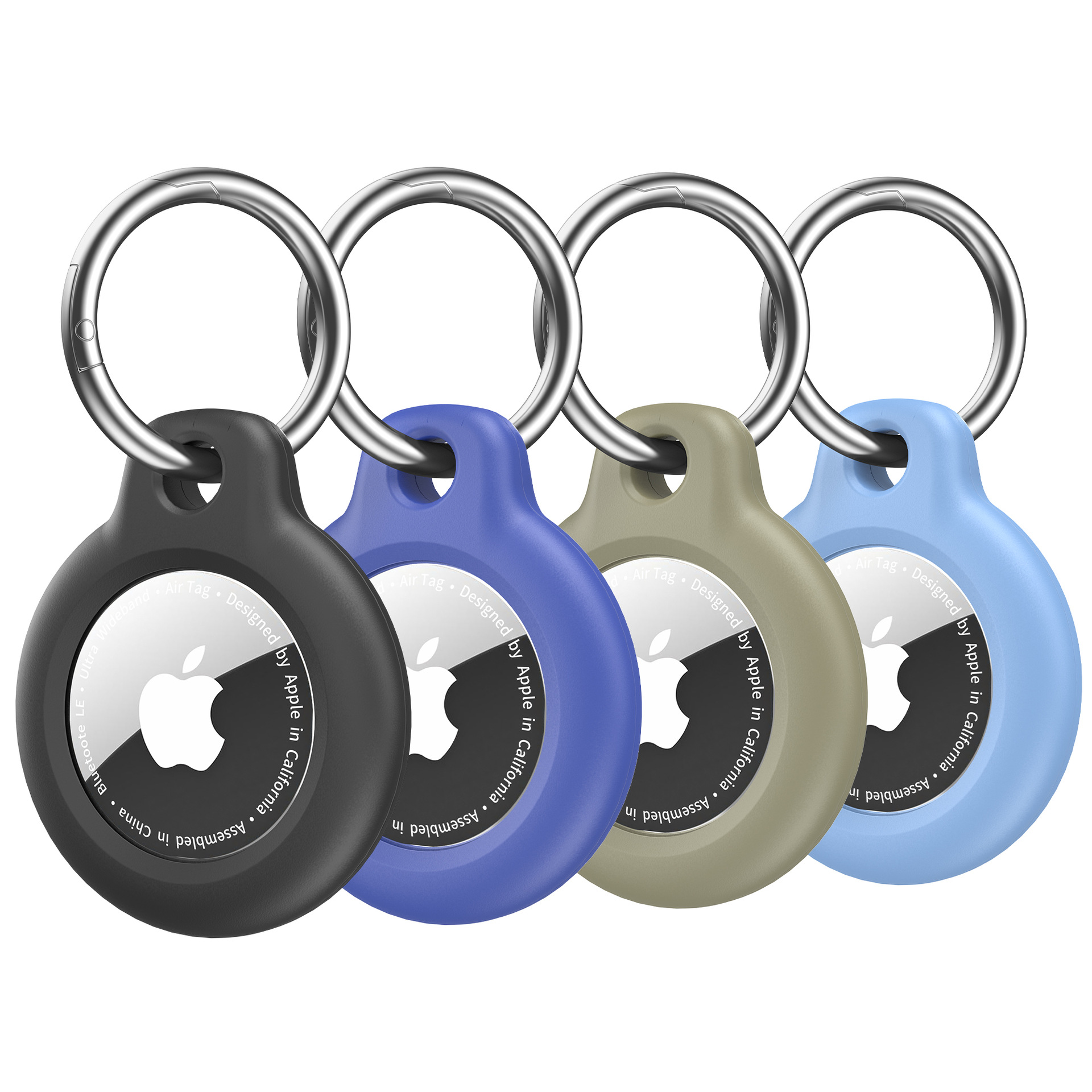 Airtag2 Protective Case Is Suitable for Apple Airtag Hard Shell Pc Keychain Anti-Lost Buckle Tracker Protective Case