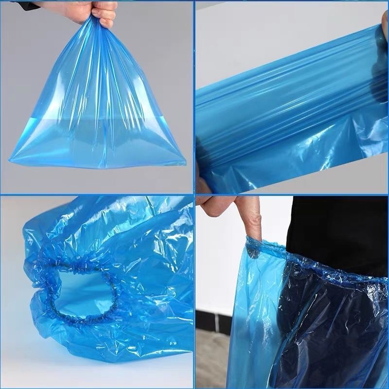 Disposable long shoe cover thickened medium and high drifting tourism farm rain dust protection pe plastic wear-resistant epidemic prevention