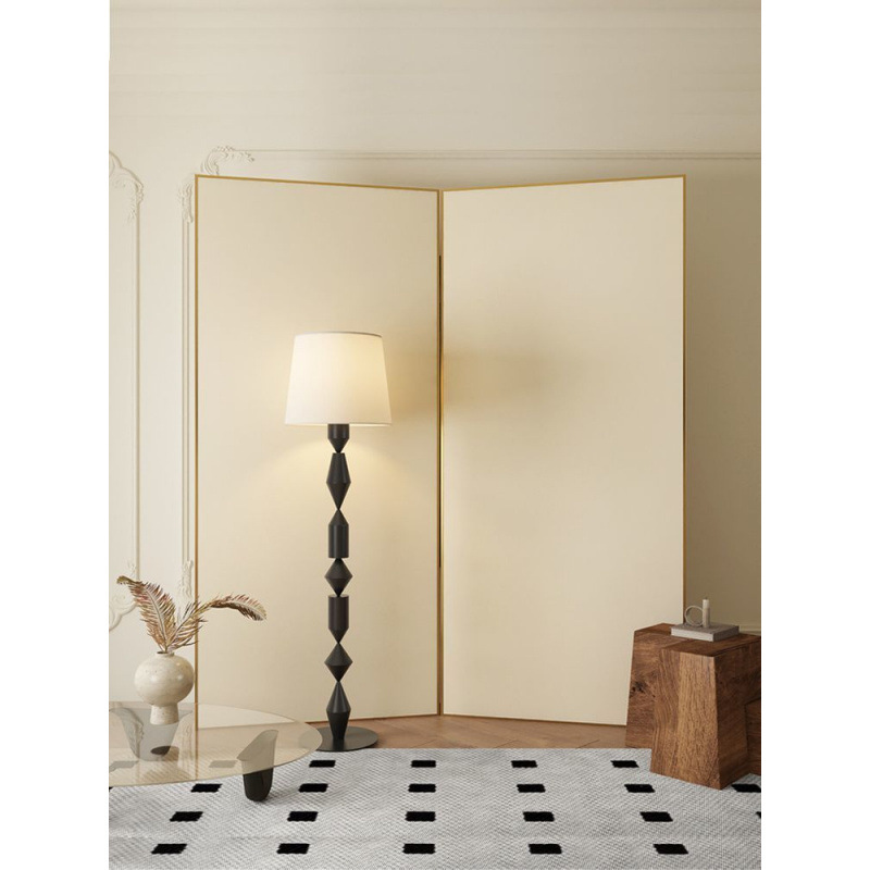 Japanese-Style Cream Screen Partition Living Room Entrance Nordic Folding Mobile Office Bedroom Modern Minimalist