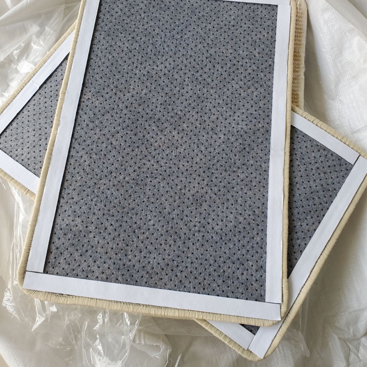 Factory Direct Supply Sisal Blanket Cat Scratching Pad Gray Bleached Original Color Dyeing Round Square