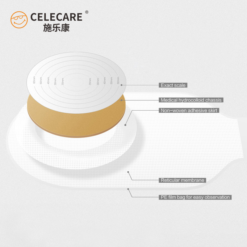 Export Amazon Xerokang A003 ostomy bag one-piece stool bag anorectal ostomy bag disposable open pocket