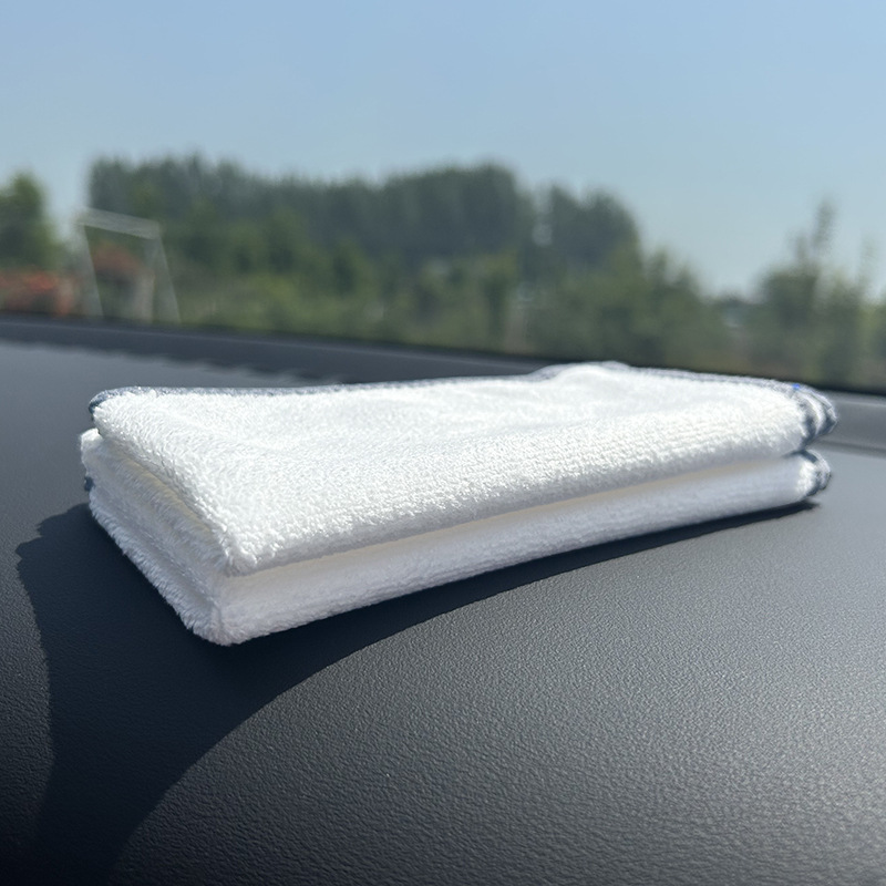 Square microfiber thick small square 30*30cm velvet absorbent beauty salon white square factory wholesale