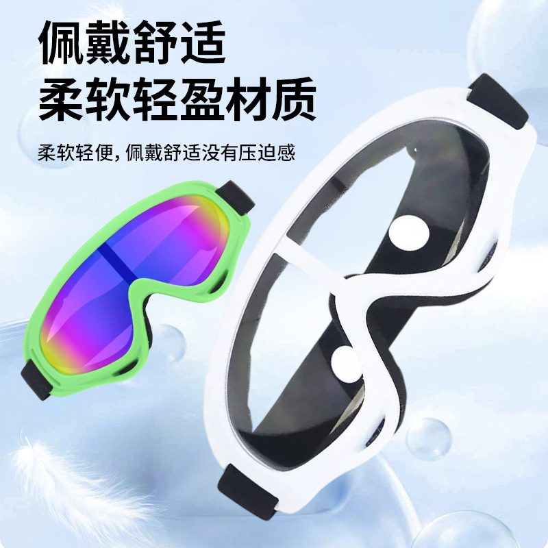 New Spring and Summer Men's and Women's Snow Sunglasses, Cycling Glasses, Goggles, Mountaineering Windproof, Sandworm, Anti-Fog and Snowproof Glasses