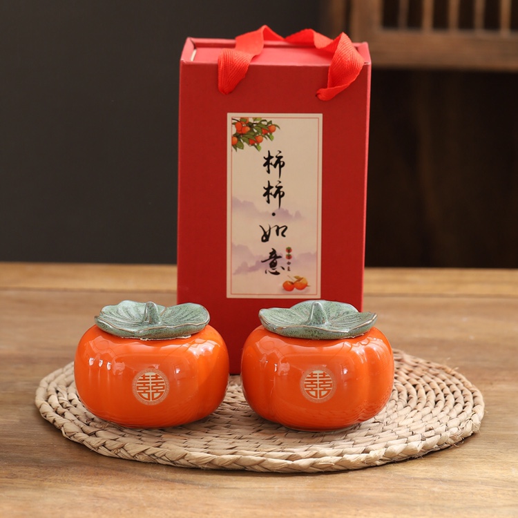 Wedding Decorations, Everything Goes Well, Persimmon Creative Wedding Candy Box, Tea Can, Company Moving to New Home, Wedding Souvenir